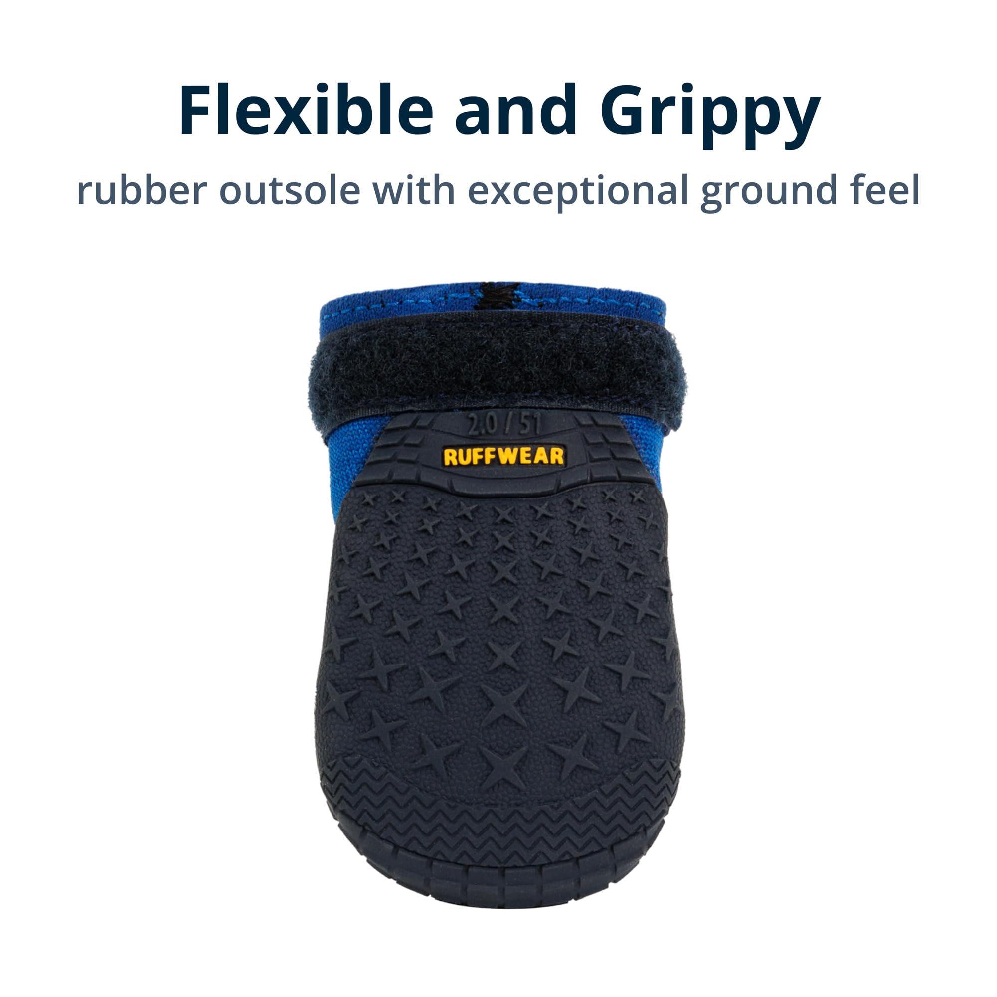 Ruffwear Hi & Light reflective webbing boosts visibility in low light conditions