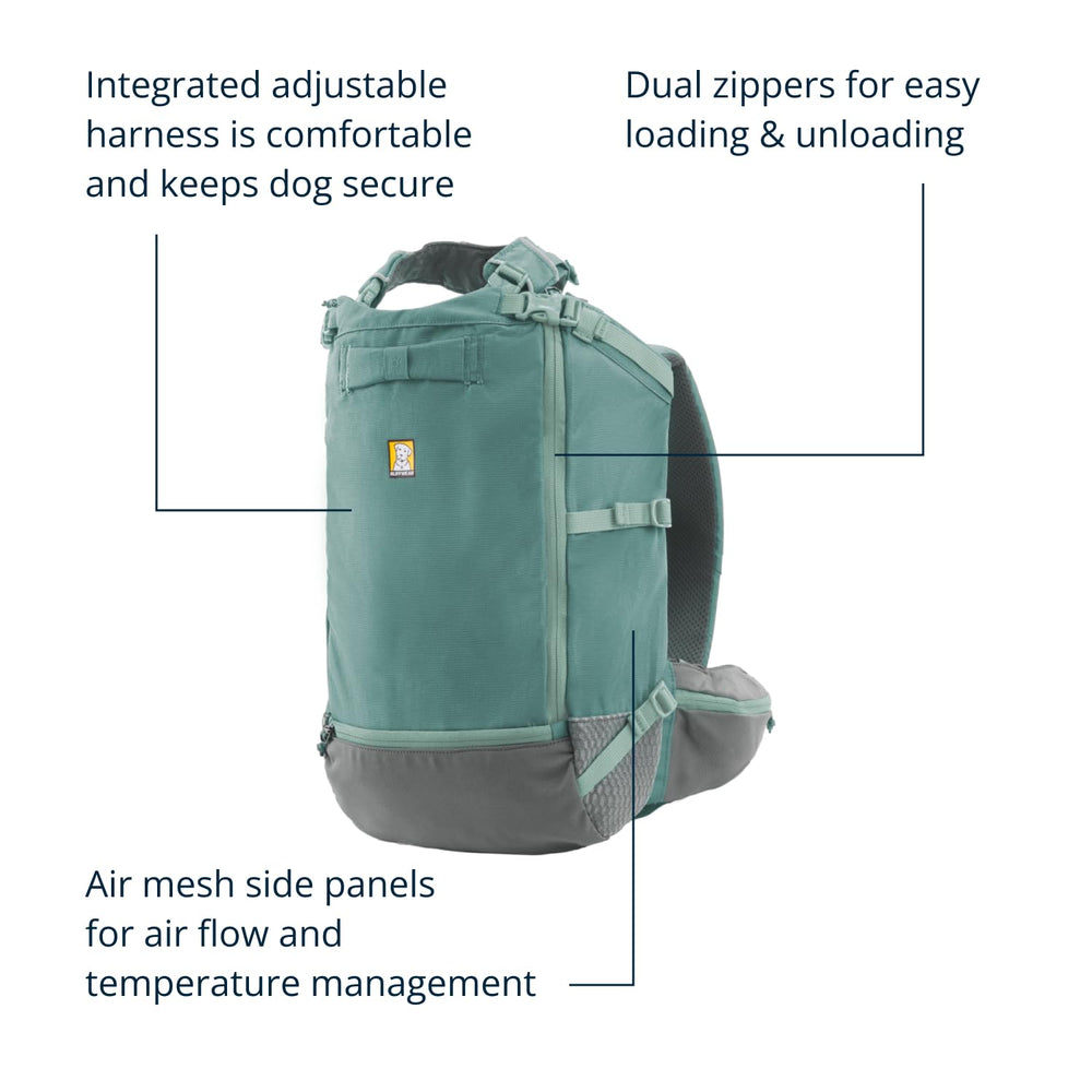 Ruffwear Hitch Hiker inside-padding highlights plush EVA padding for dog comfort.