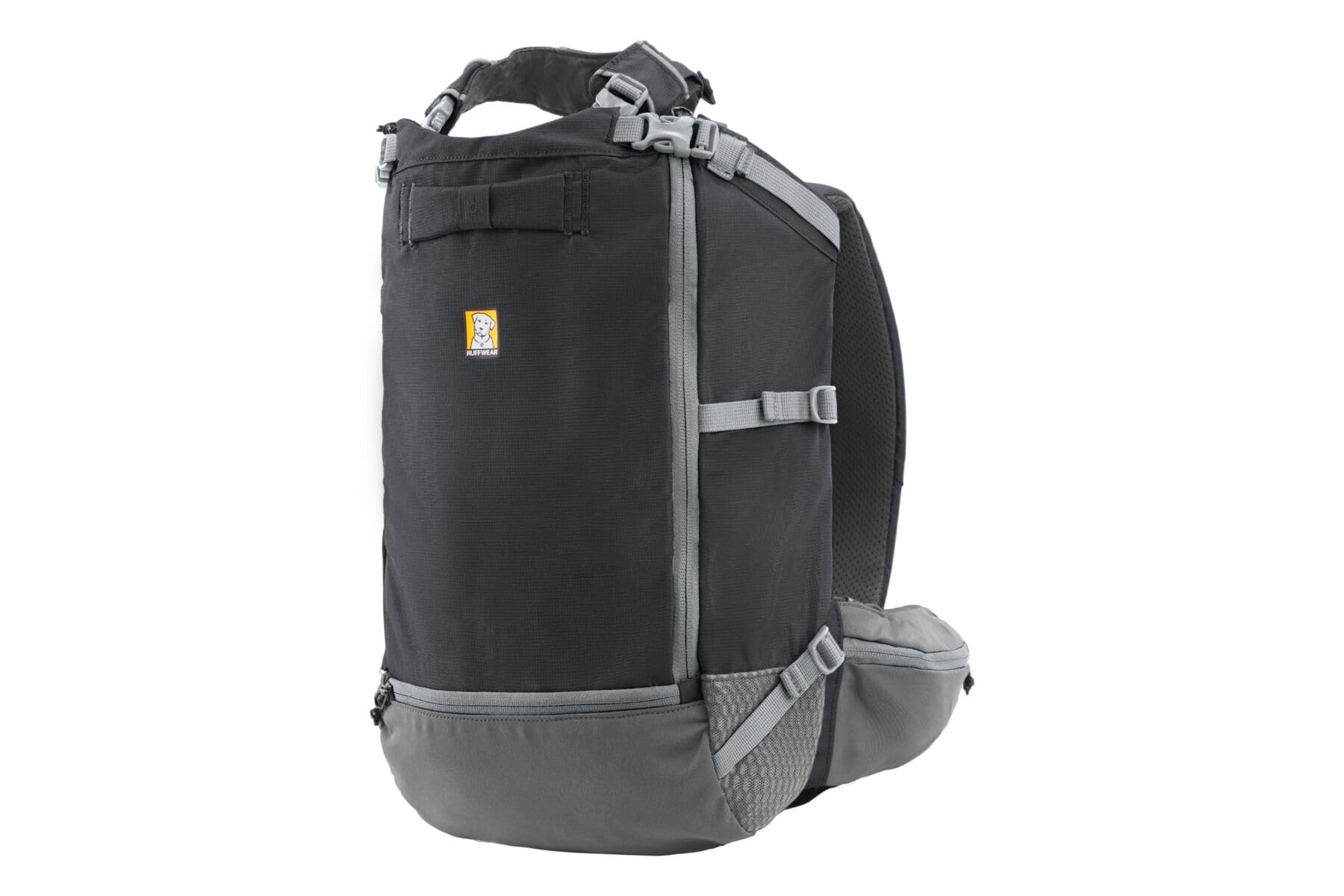Ruffwear Hitch Hiker loading pup for easy travel and hands-free adventures