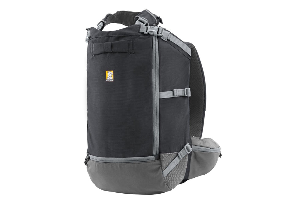 Ruffwear Hitch Hiker loading pup for easy travel and hands-free adventures