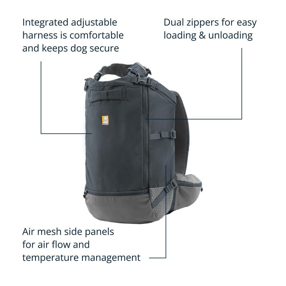 Ruffwear Hitch Hiker plush EVA padding enhances pup comfort during long hikes