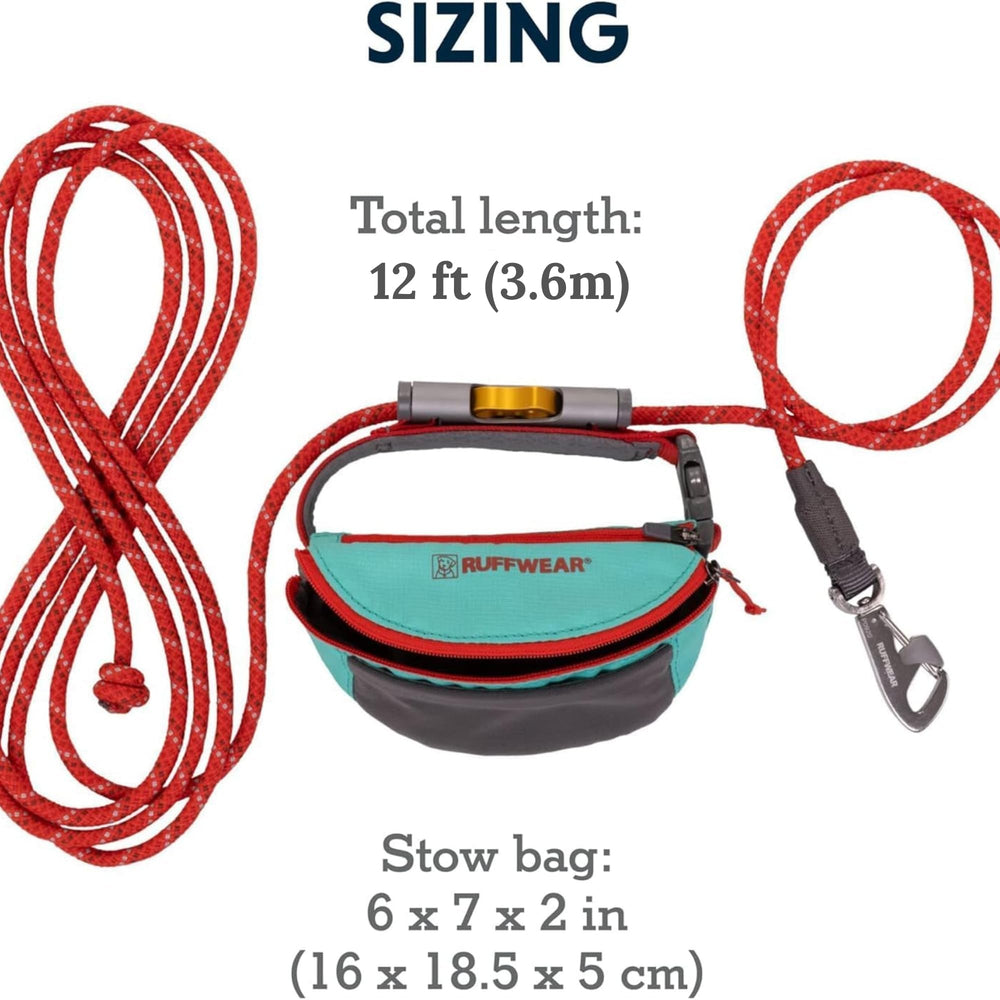 Ruffwear Hitch Hiker stow bag offers durable, water-repellent gear storage.