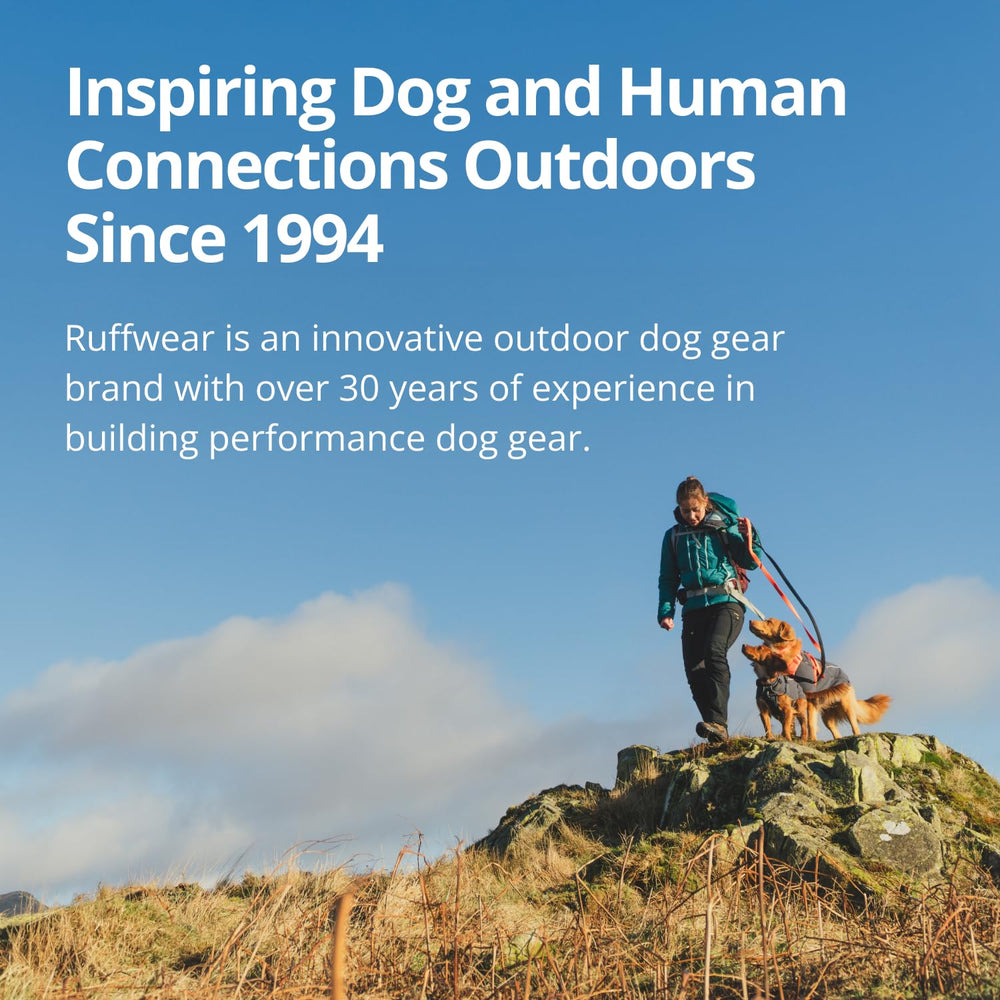 Ruffwear Kibble Kaddie internal pocket stores bowls and essentials.