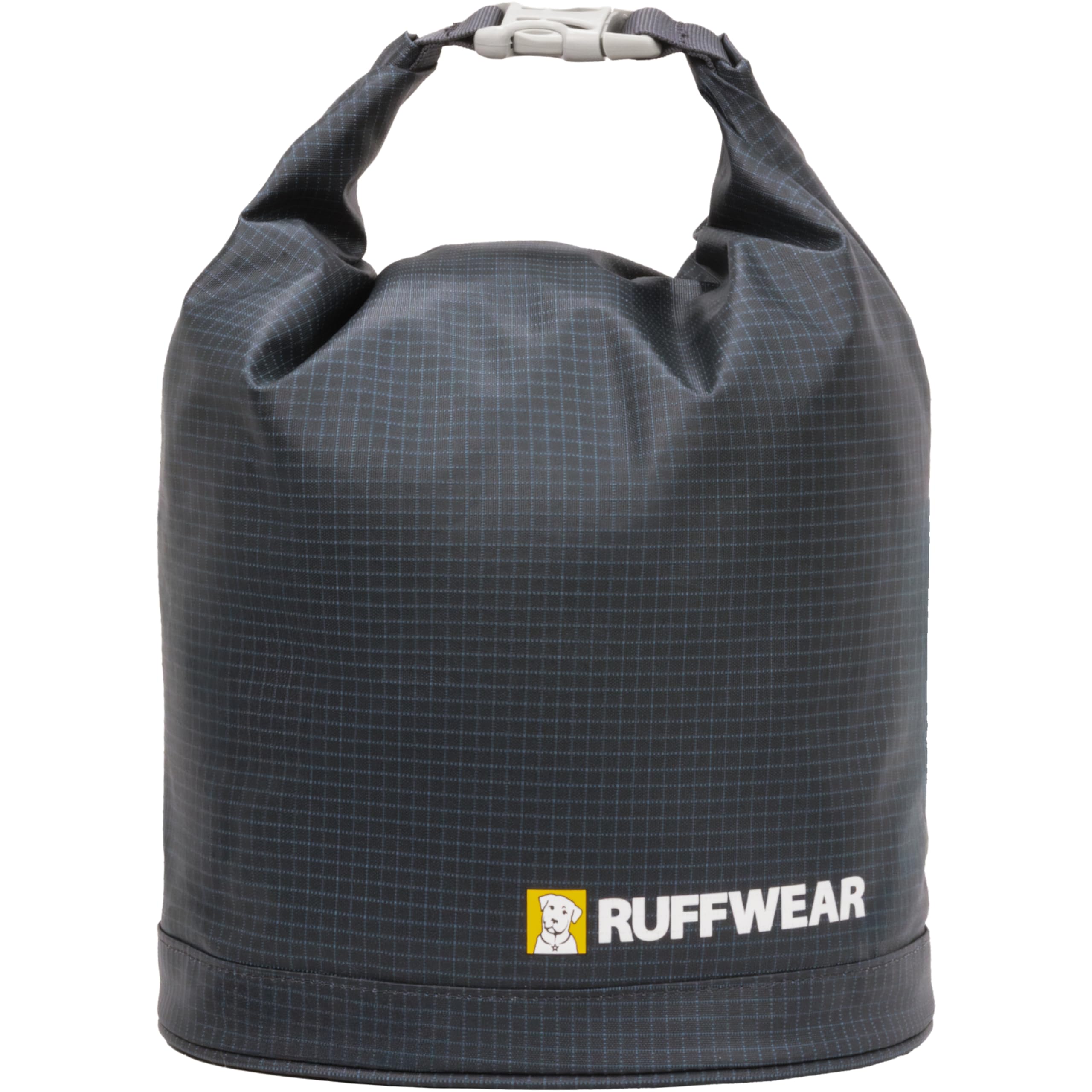 Ruffwear Kibble Kaddie with roll-down closure keeps kibble secure during travel.