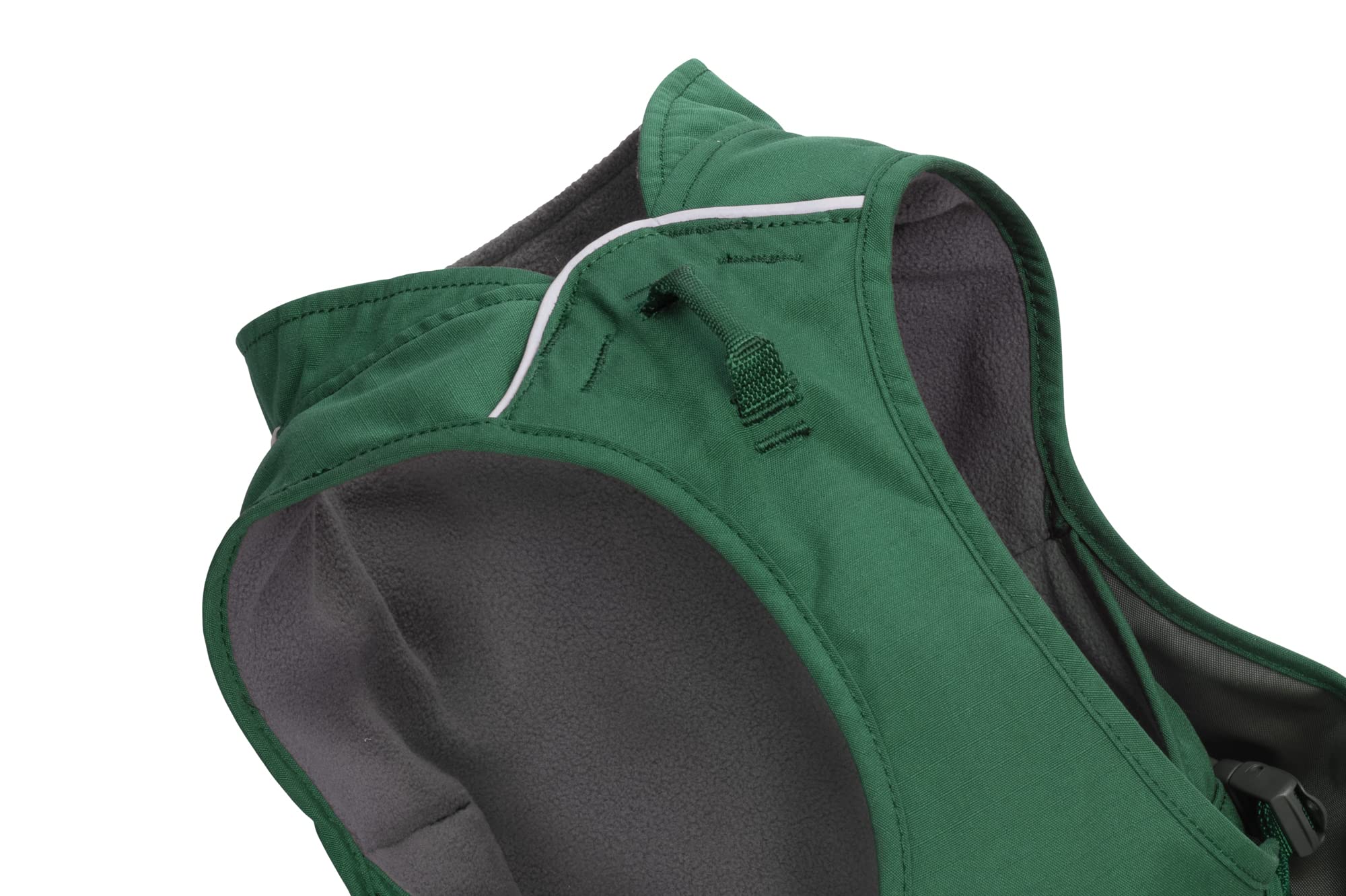 Ruffwear Overcoat Fuse chest loop provides an extra leash option for control
