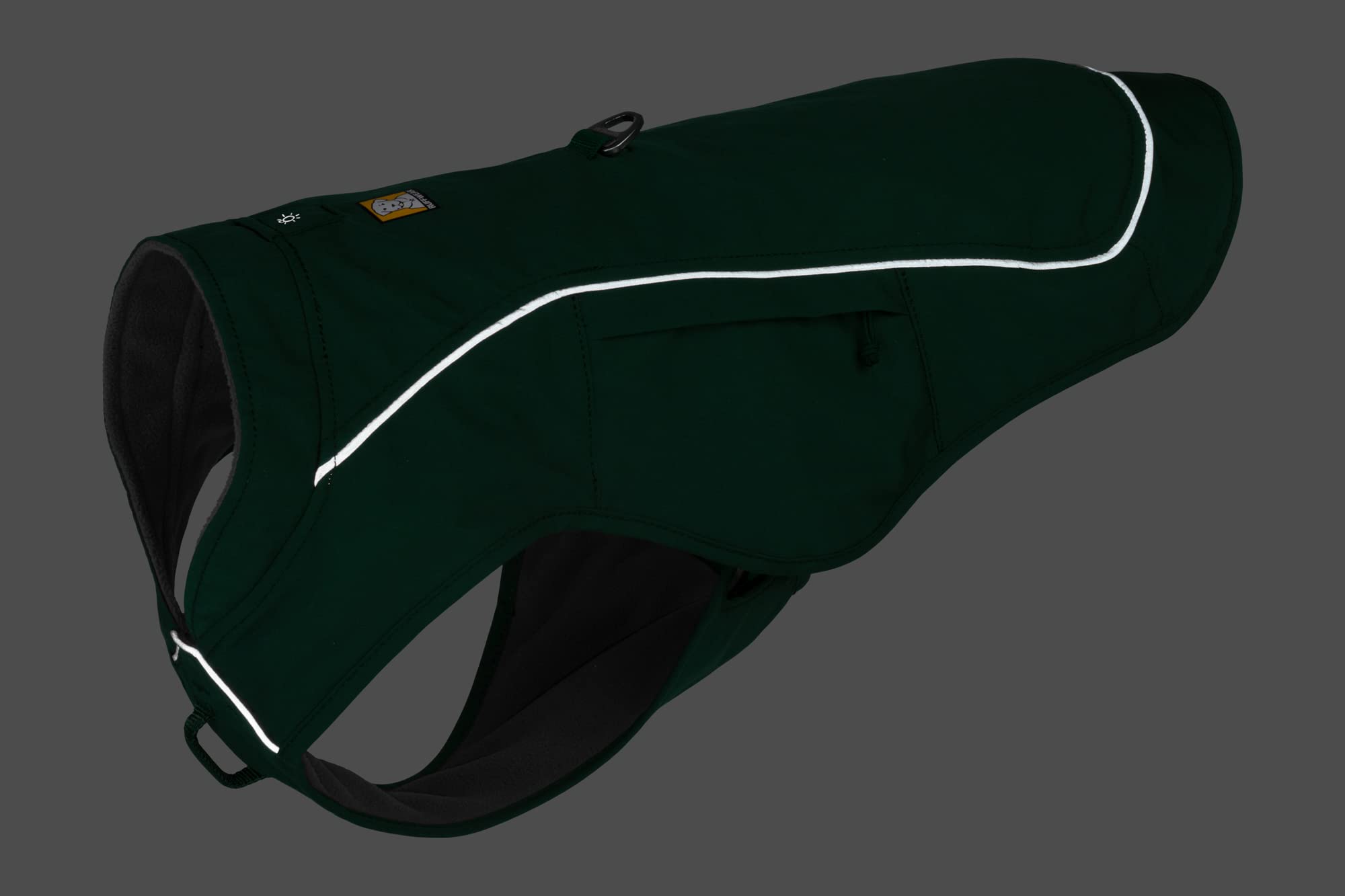 Ruffwear Overcoat Fuse two zip pockets hold small items securely