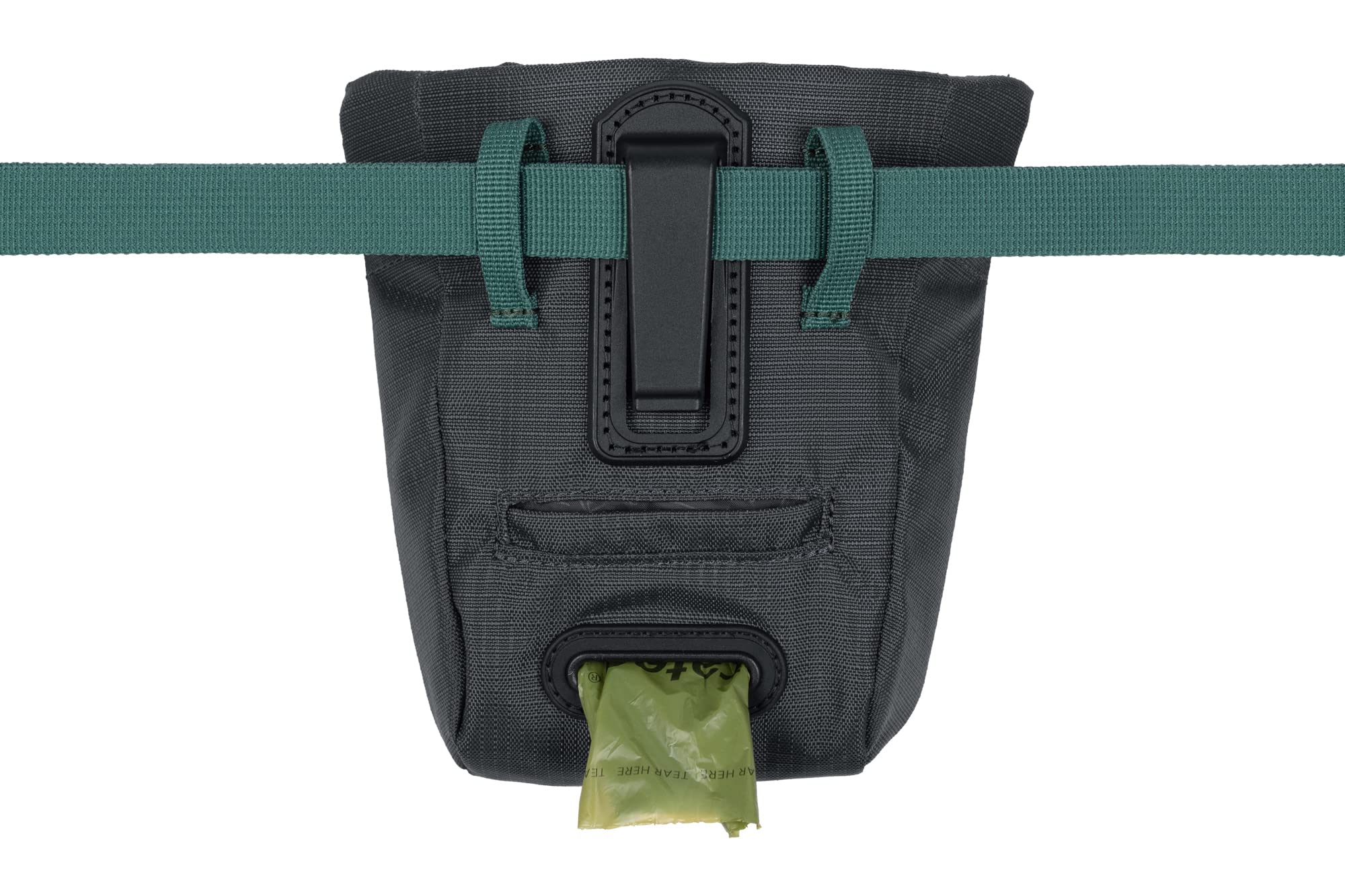 Ruffwear Pack Out wide opening and pull tab aid quick bag access
