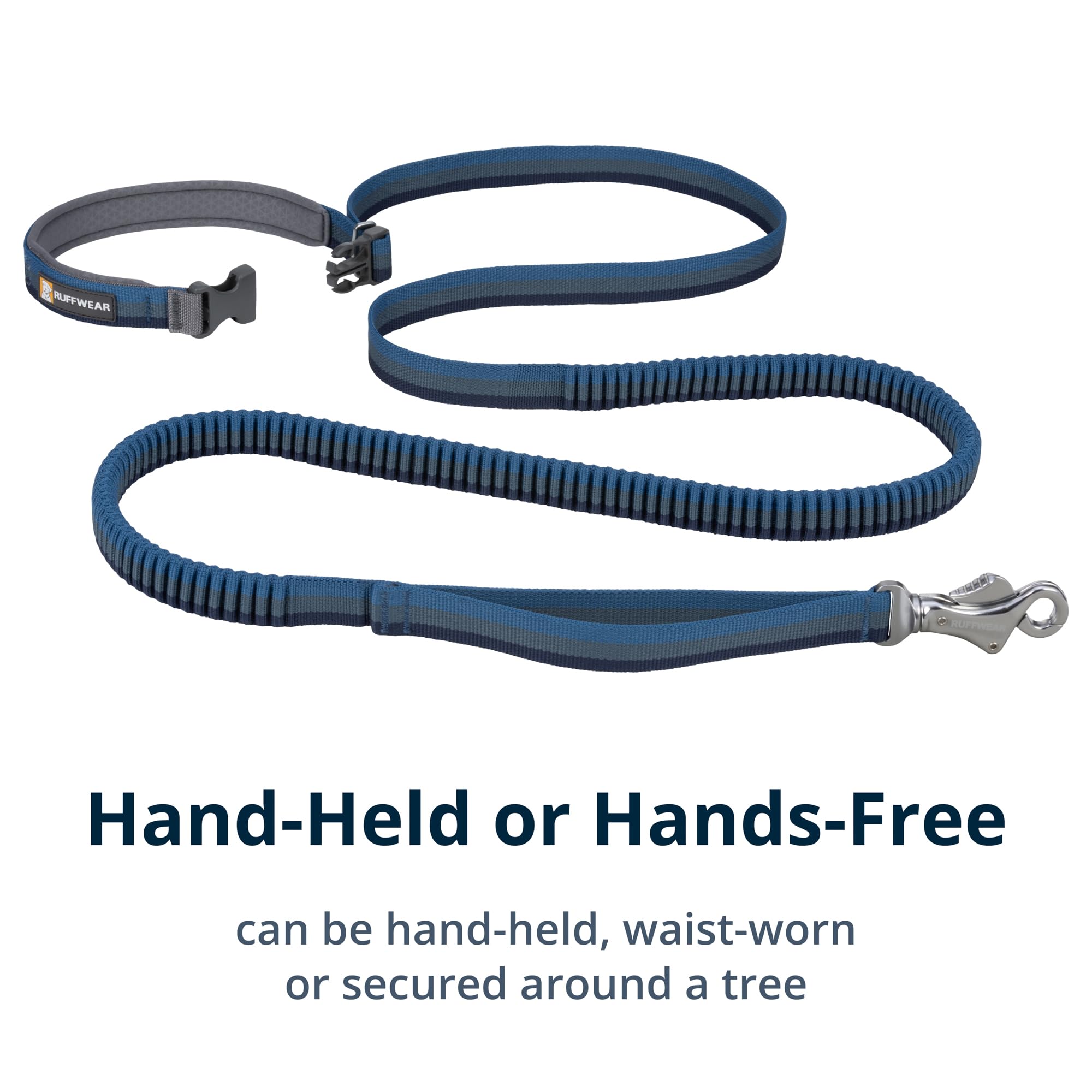 Ruffwear Roamer Bungee Leash accessory loop for bags and small items.