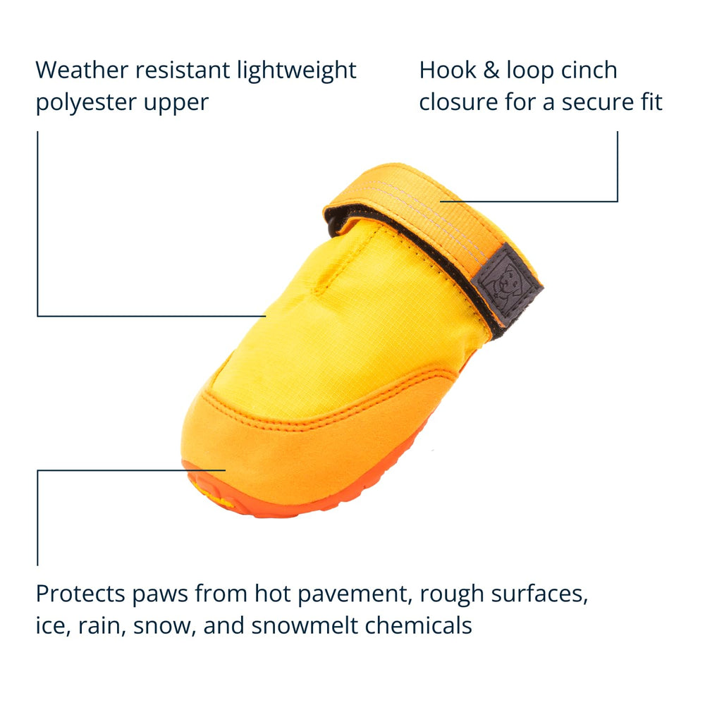 Ruffwear Summit Trex closure and cuff keep boots securely in place on hikes.