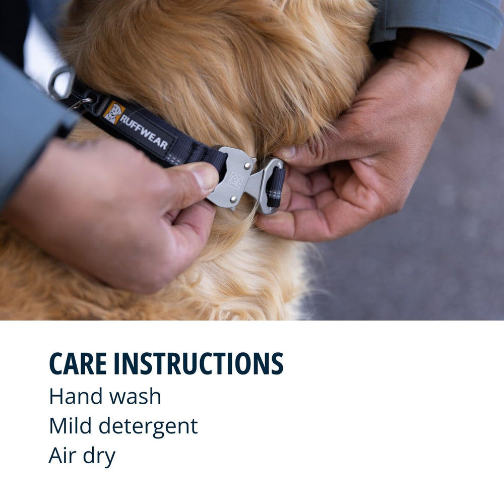 Ruffwear Top Rope Collar padded nylon offers all-day comfort on adventures.