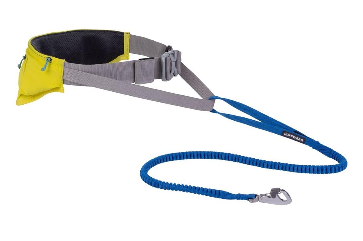 Ruffwear Trail Runner Belt reflective trim boosts visibility in low light