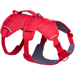 Ruffwear Web Master harness back V-ring for secure trail control on hikes