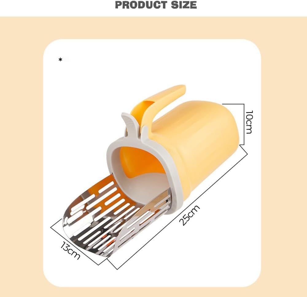 RUIFANDAHK portable cat scooper shovel showcases convenient multi-cat household use.