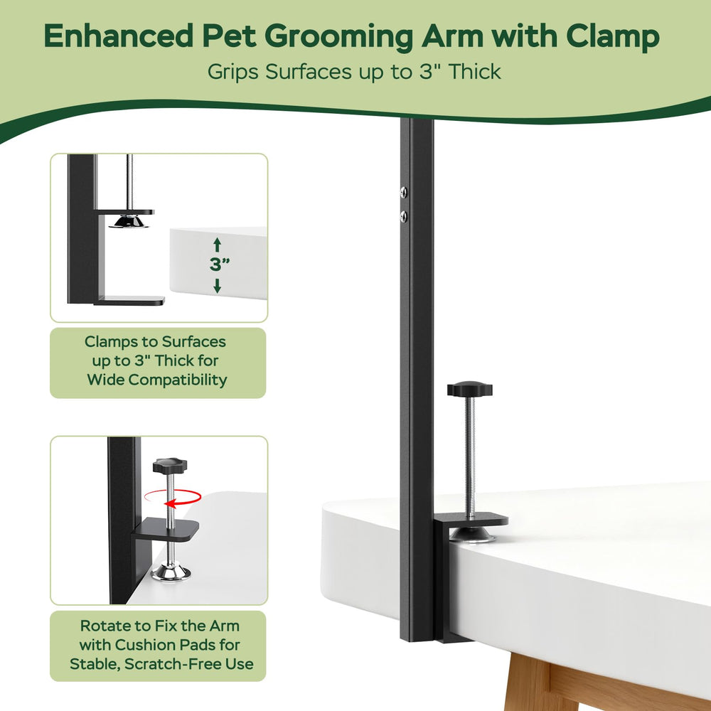 Ruiony looped leash with sliding cord enables secure restraint during baths