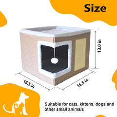 RuiXiangTeng foldable cat condo design for easy storage