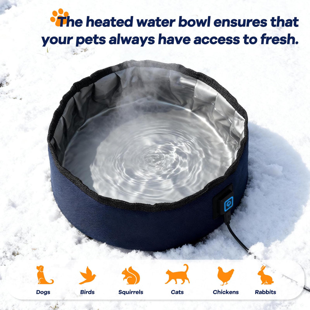 Rumjew bowl features leakproof liner and chew-proof cord.