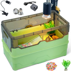 RunDuck Turtle Habitat Kit waterfall feature for engaging water play.
