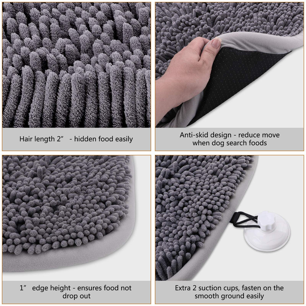 Rundik Snuffle Mat suction cups provide stable interactive feeding