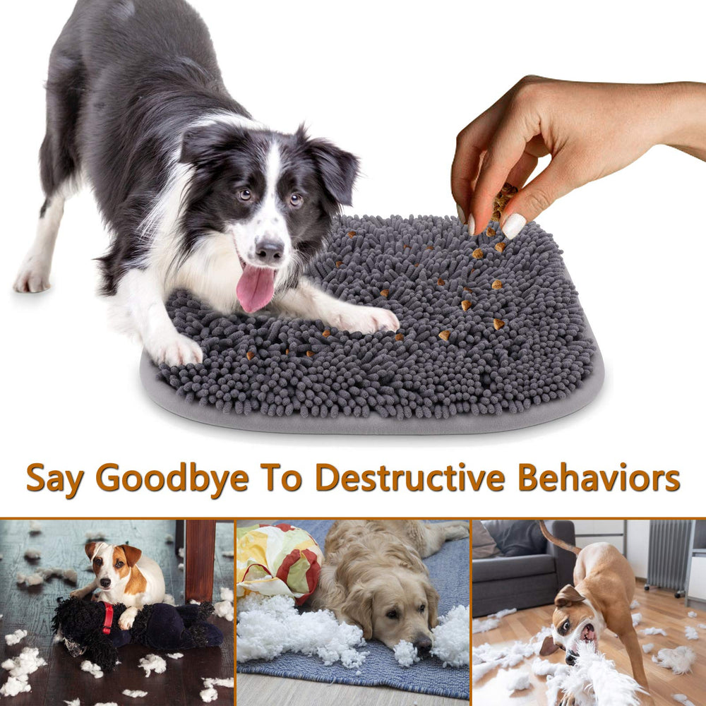 Rundik Snuffle Mat thicker hair hides treats for longer games