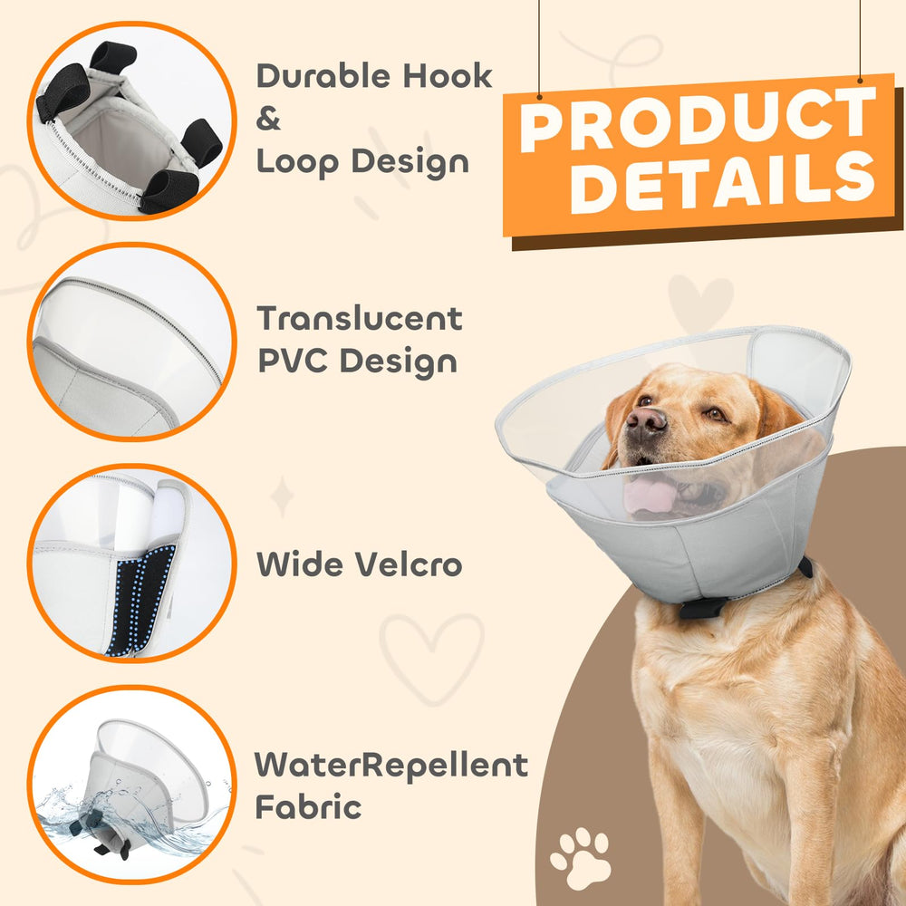 Runeap cone bottom with elastic loops compatible with daily collars