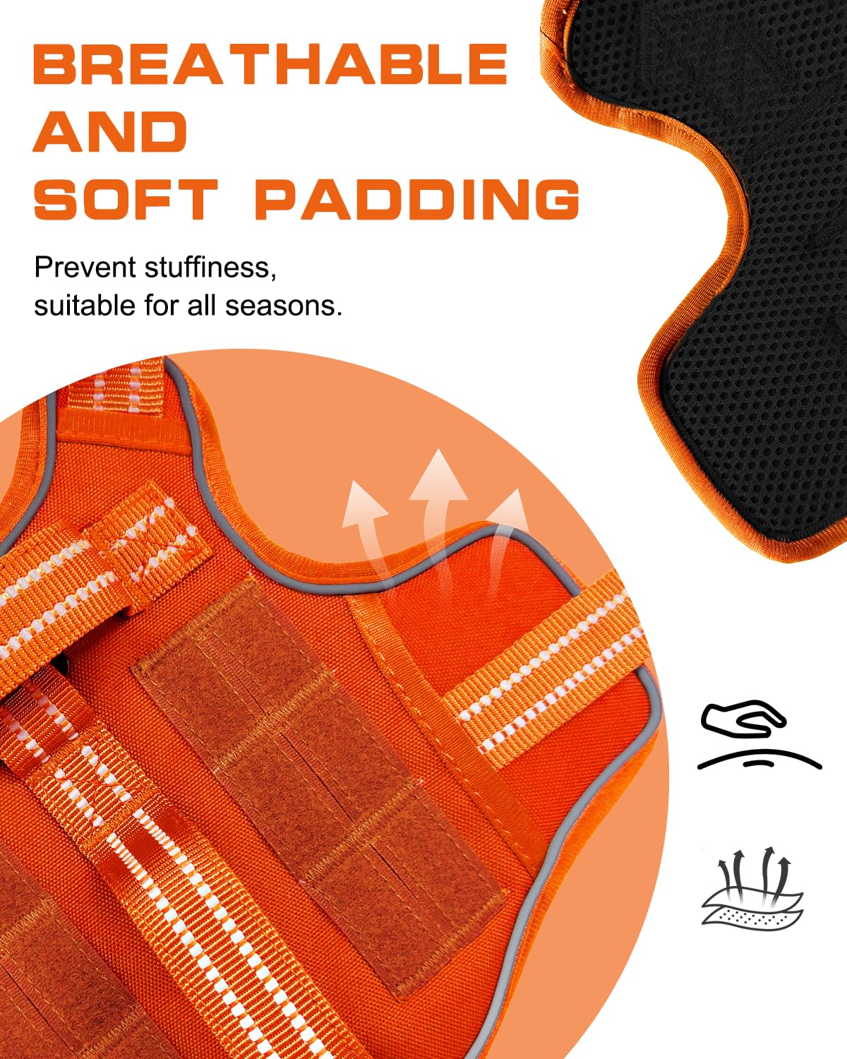 RunFido quick-release buckle enables easy on-off for quick outdoor sessions.