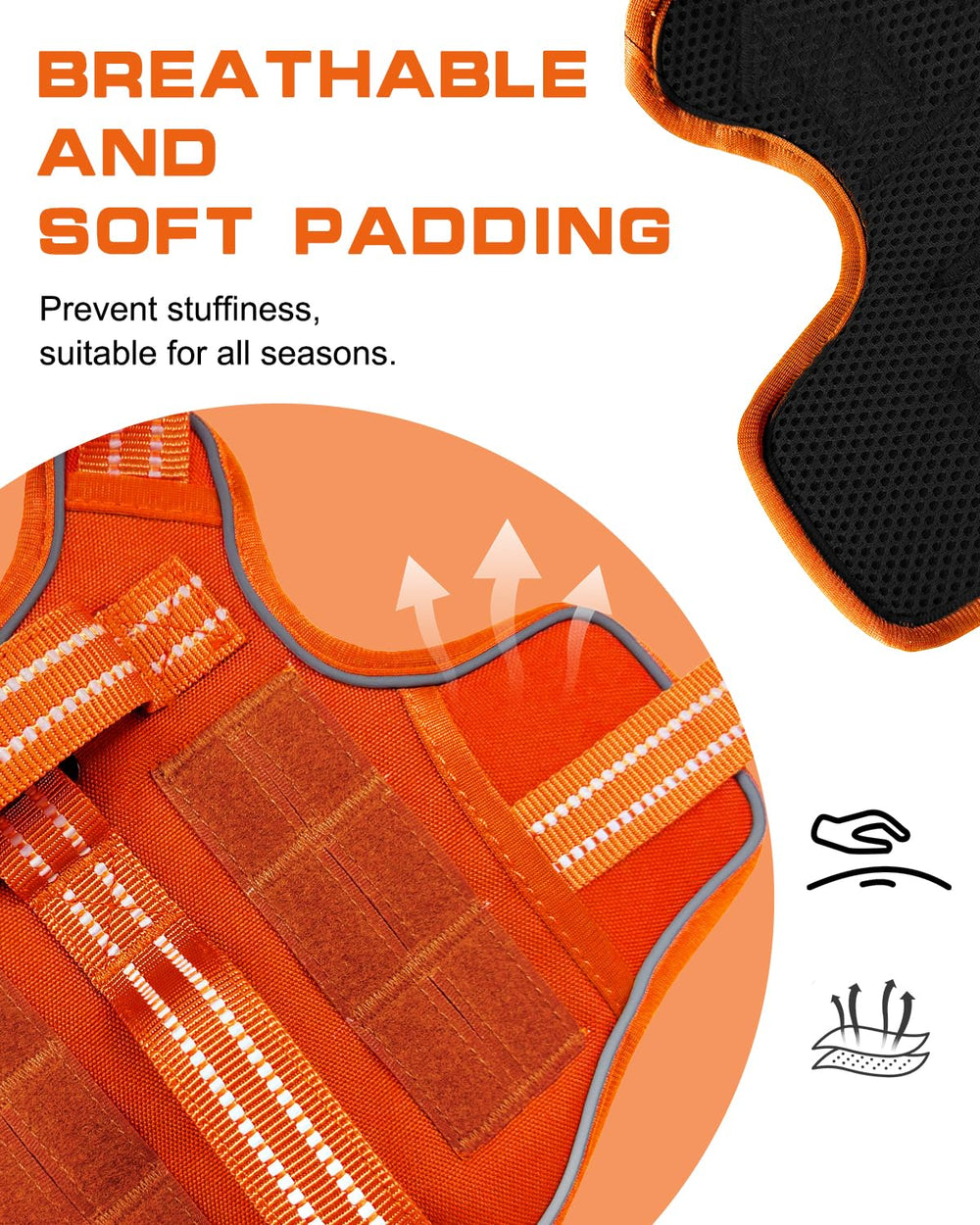 RunFido quick-release buckle enables easy on-off for quick outdoor sessions.