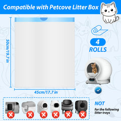 Runhike Petcove bags rolls ready for quick change during busy litter box days