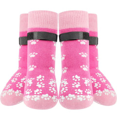 Runpaws non-slip socks with traction for safer hardwood-floor walks