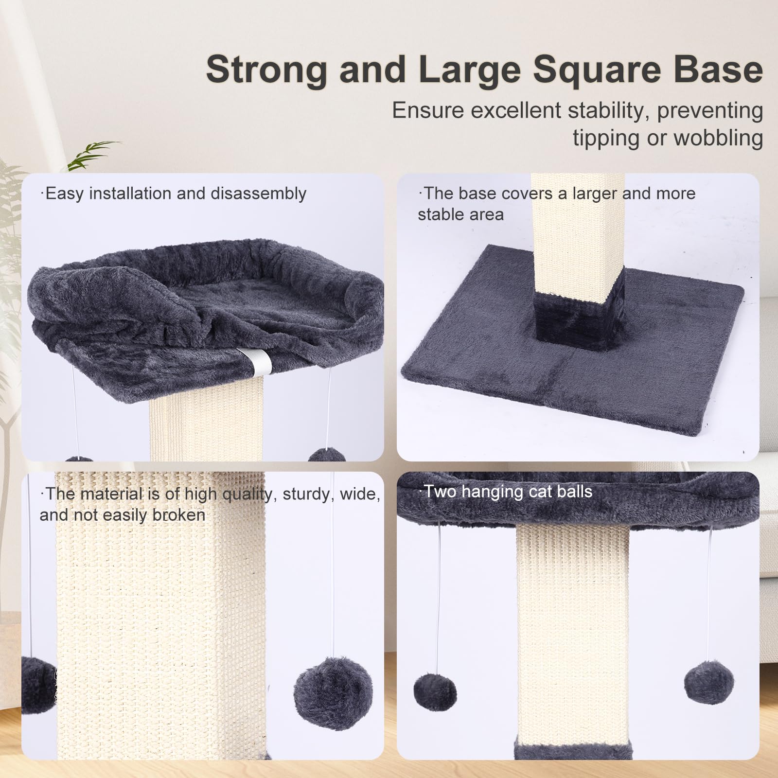 Runske 34-inch post removable cover—easy cleaning between play sessions