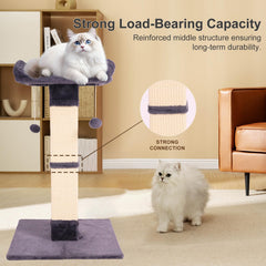 Runske cat scratching post dangling balls—interactive play to spark hunting instincts