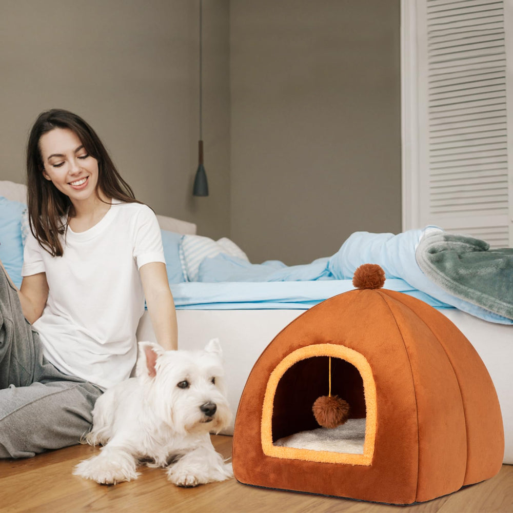 RUONARIER cat bed cushion removable and washable for quick cleanup after adventures.