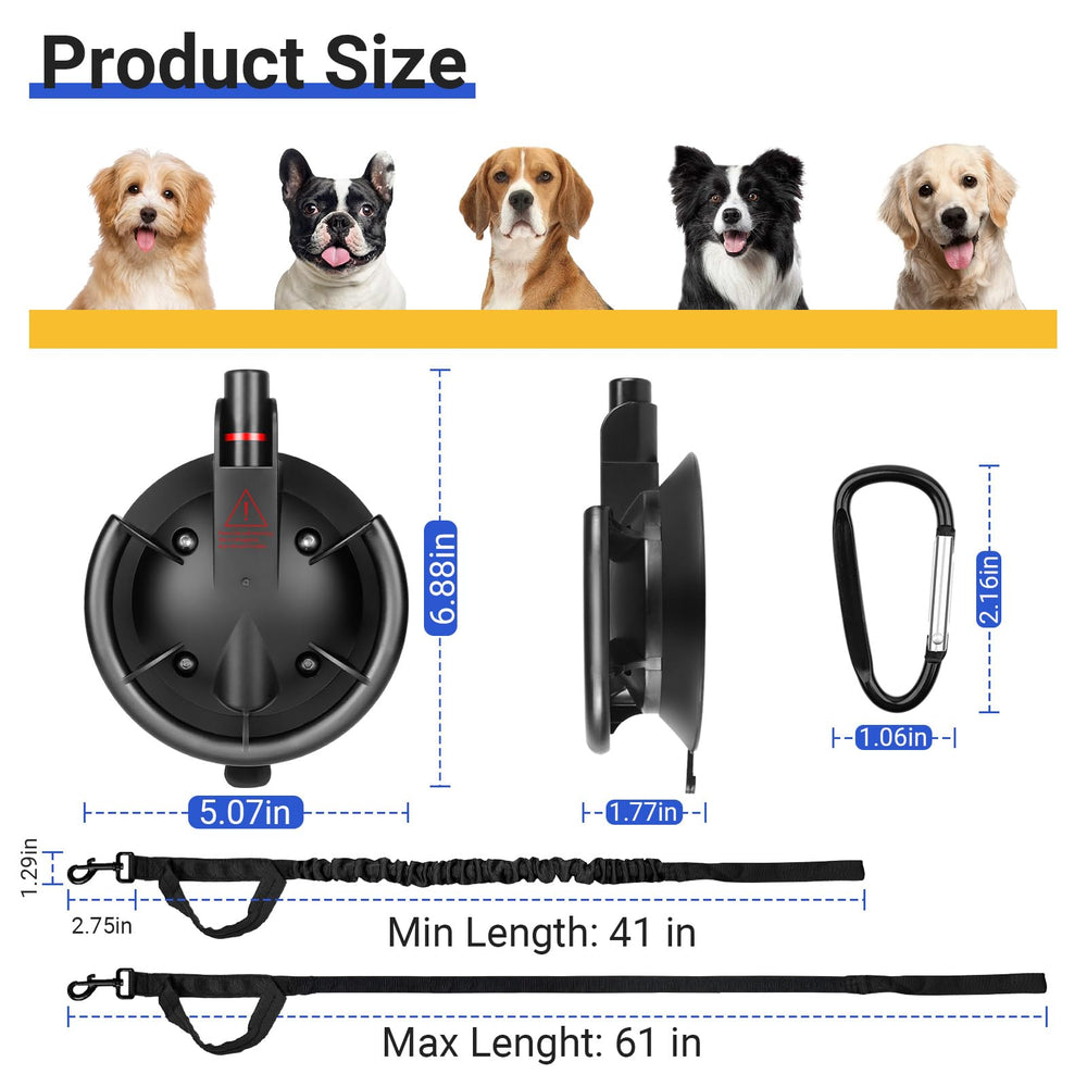 Ruppence red indicator line shows secure suction status during grooming.