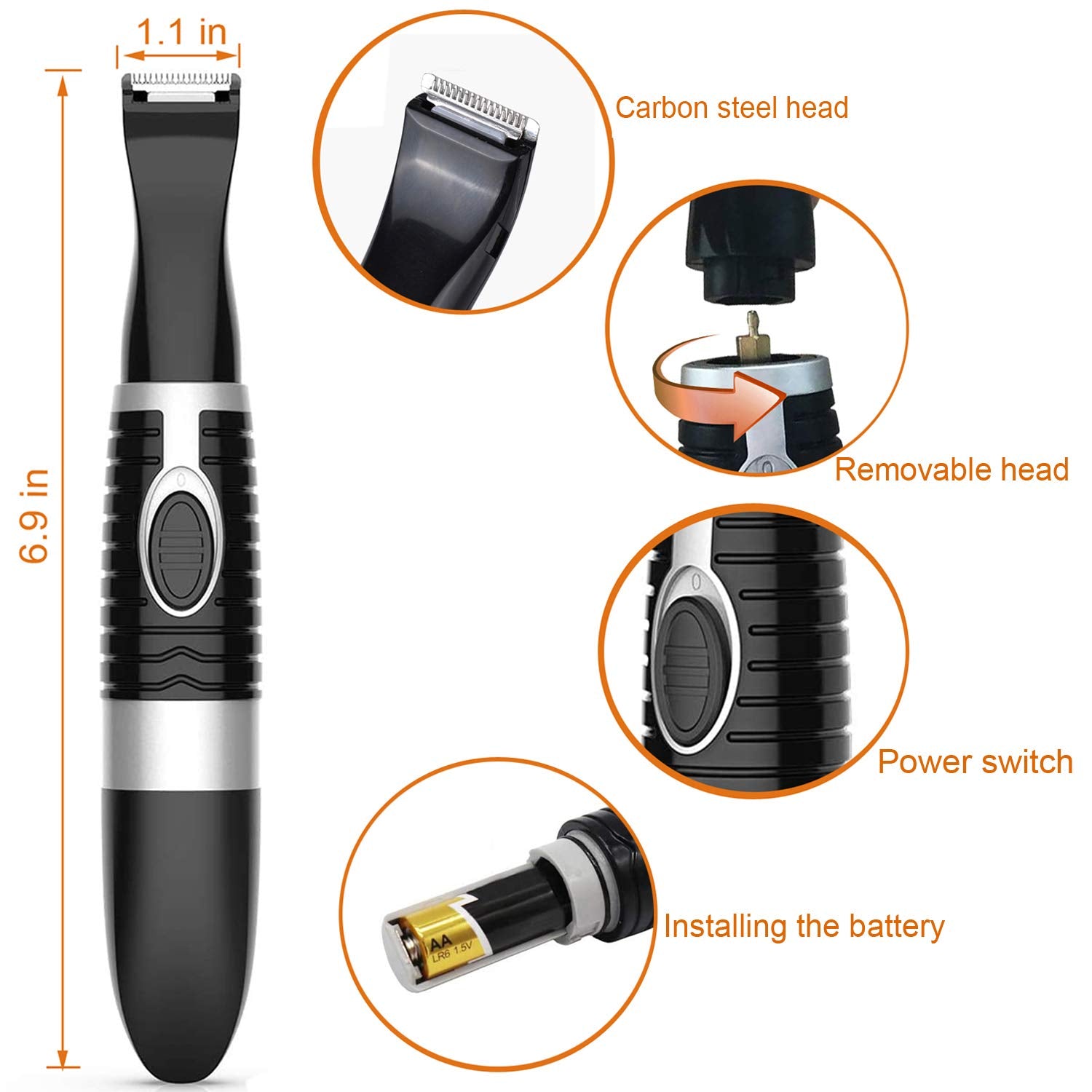Ruri's clipper features a lightweight ergonomic design for comfortable handling.