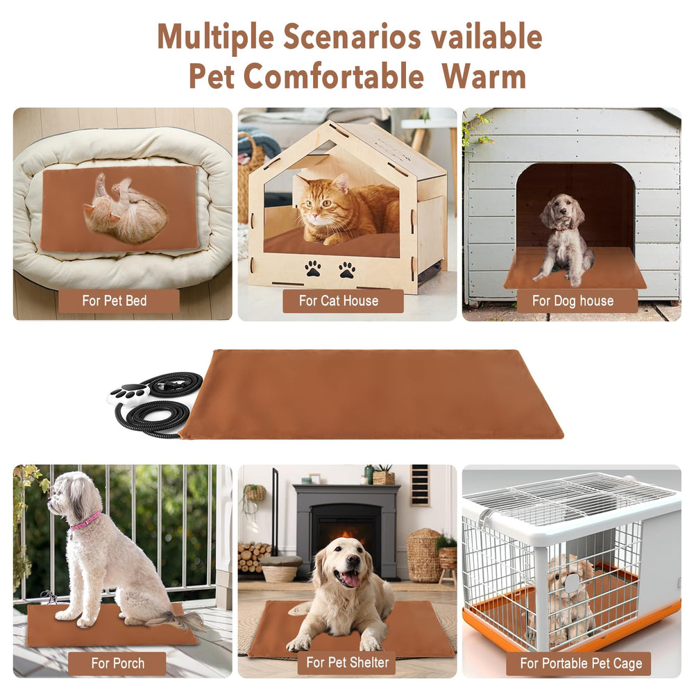 Ruyyi indoor pet heating pad provides cozy warmth at home