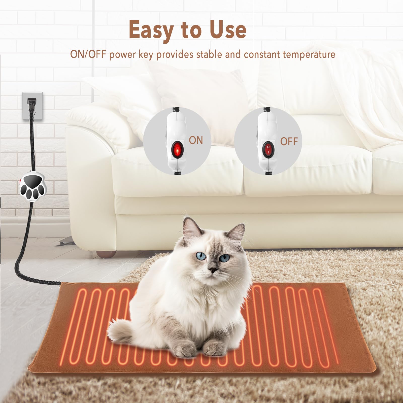 Ruyyi thermostat auto-warms to a comfortable temperature