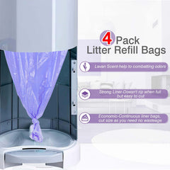 RUZAKO 25 percent thicker litter bag resists tearing