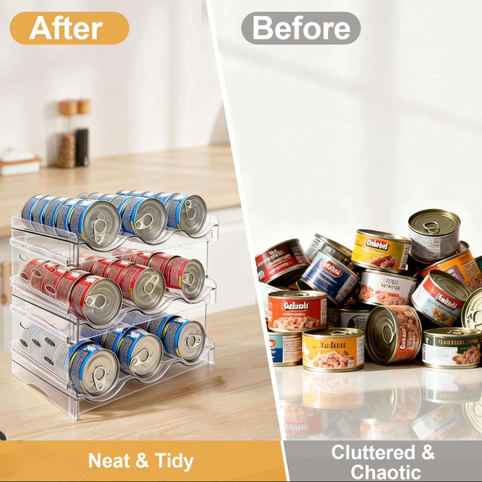 Rvelidode cat can organizer durable-reinforced-design resists cracking and warping under use.