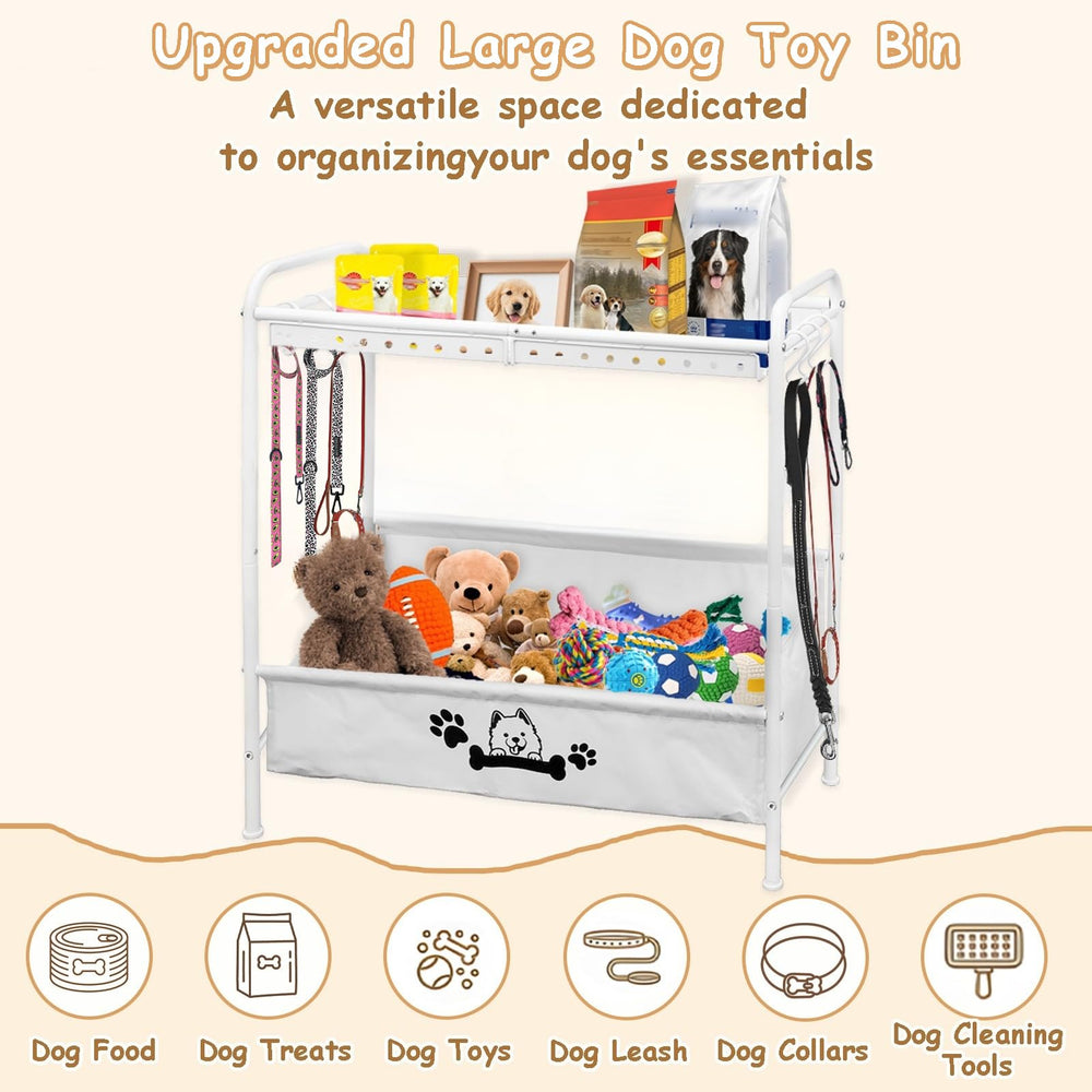 Rvelidode easy assembly dog toy box includes tools for quick setup