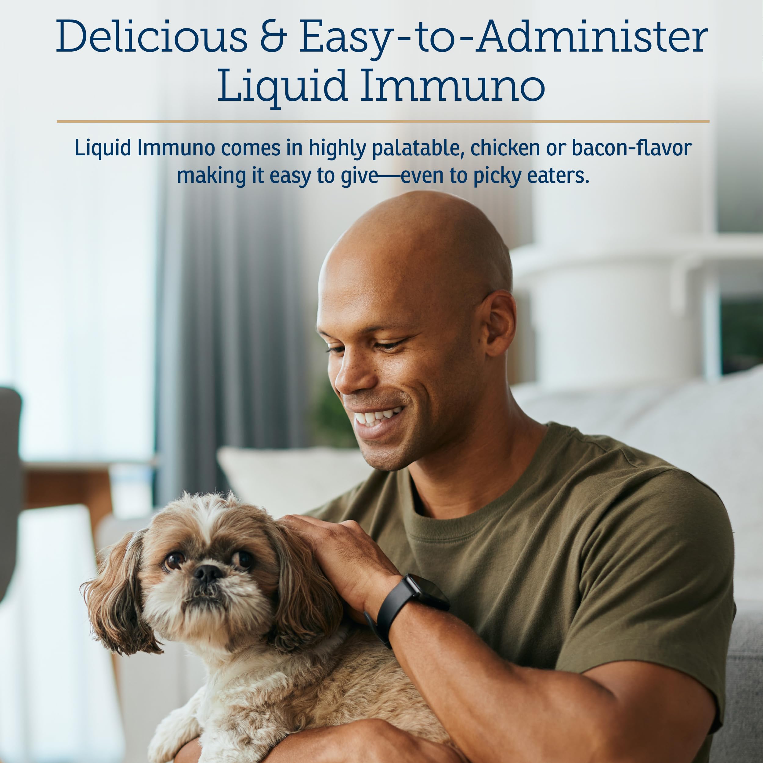 Rx Vitamins Liquid Immuno lutein eye health for dogs and cats.