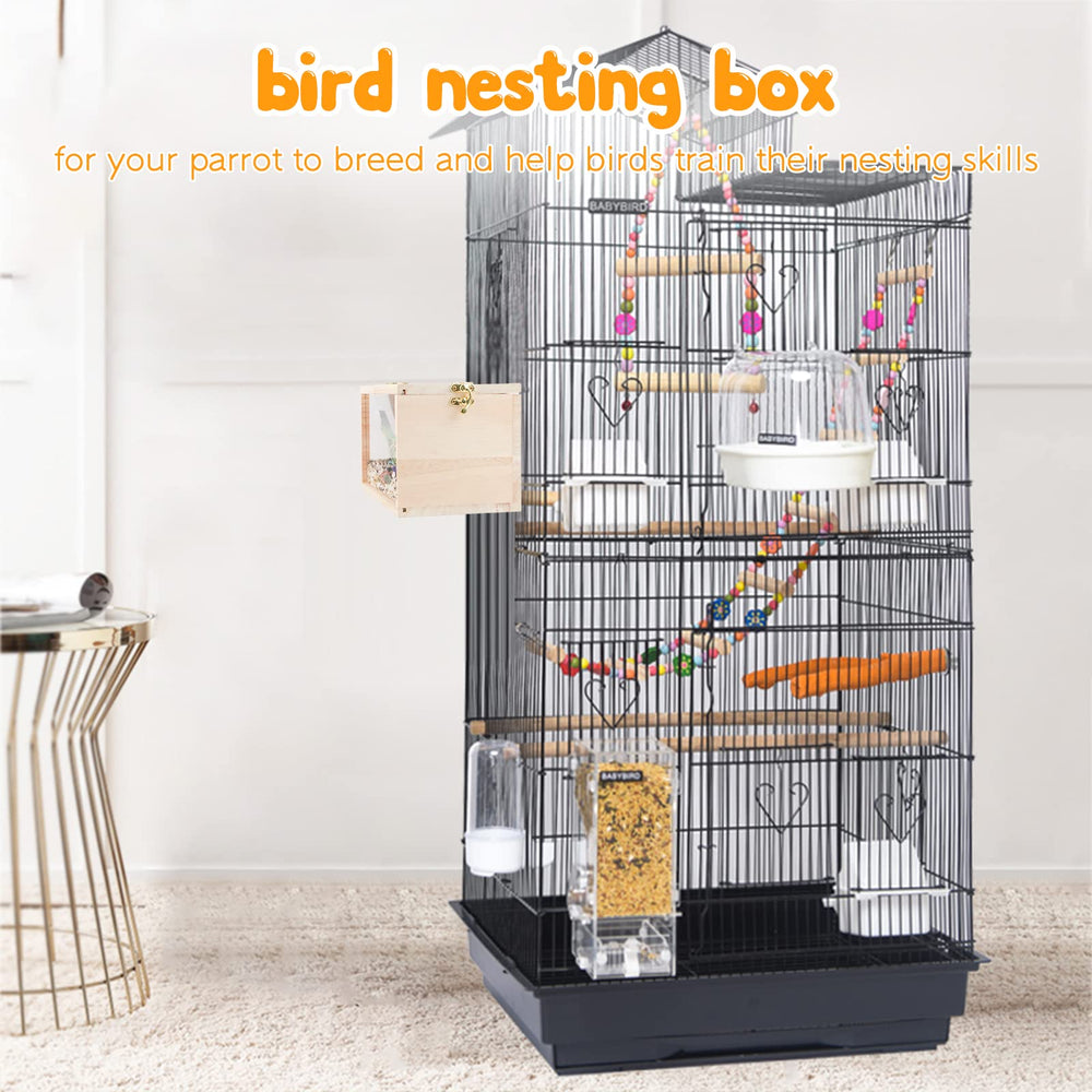 Rypet nesting box suitable for budgies, cockatiels, lovebirds and other small parrots