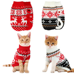 Rypet cat Christmas sweater turtleneck—the cozy winter layer for festive photos.