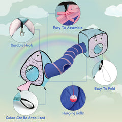 Rypet cat cubes play area demonstrates modular, interactive fun for pets.