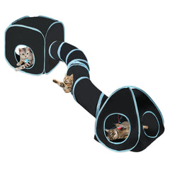 Rypet cat tunnels 3-in-1 design creates a cozy play space for indoor cats.