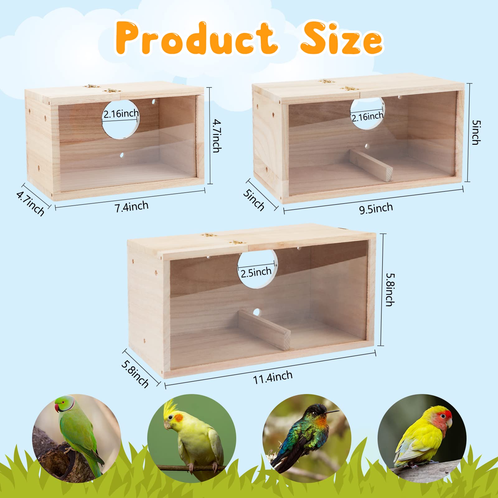 Rypet bird nest box wooden construction emphasizes natural materials and thermal comfort