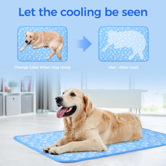 Rywell arc-chill technology cooling surface provides instant icy relief for pets.