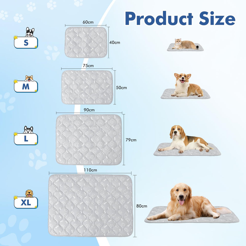 Rywell dog cooling mat indoor-outdoor-use suits homes and patios.