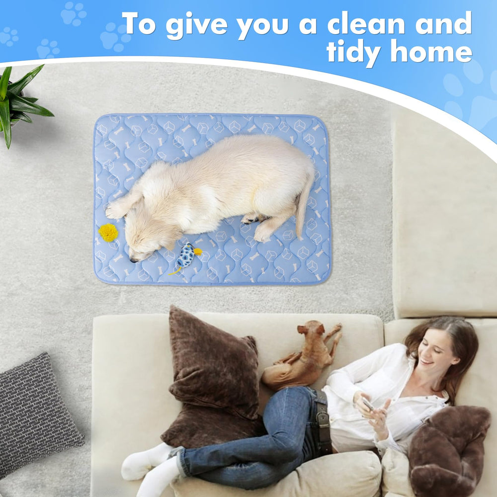 Rywell Dog Cooling Mat 2.0 foldable and portable for travel.