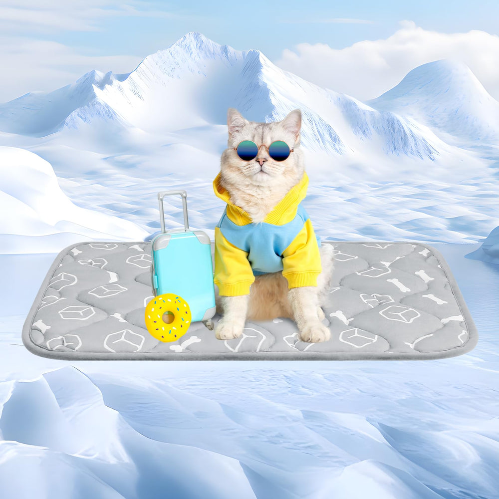 Rywell Dog Cooling Mat 2.0 Grey Edition in hero position showing premium comfort and durability