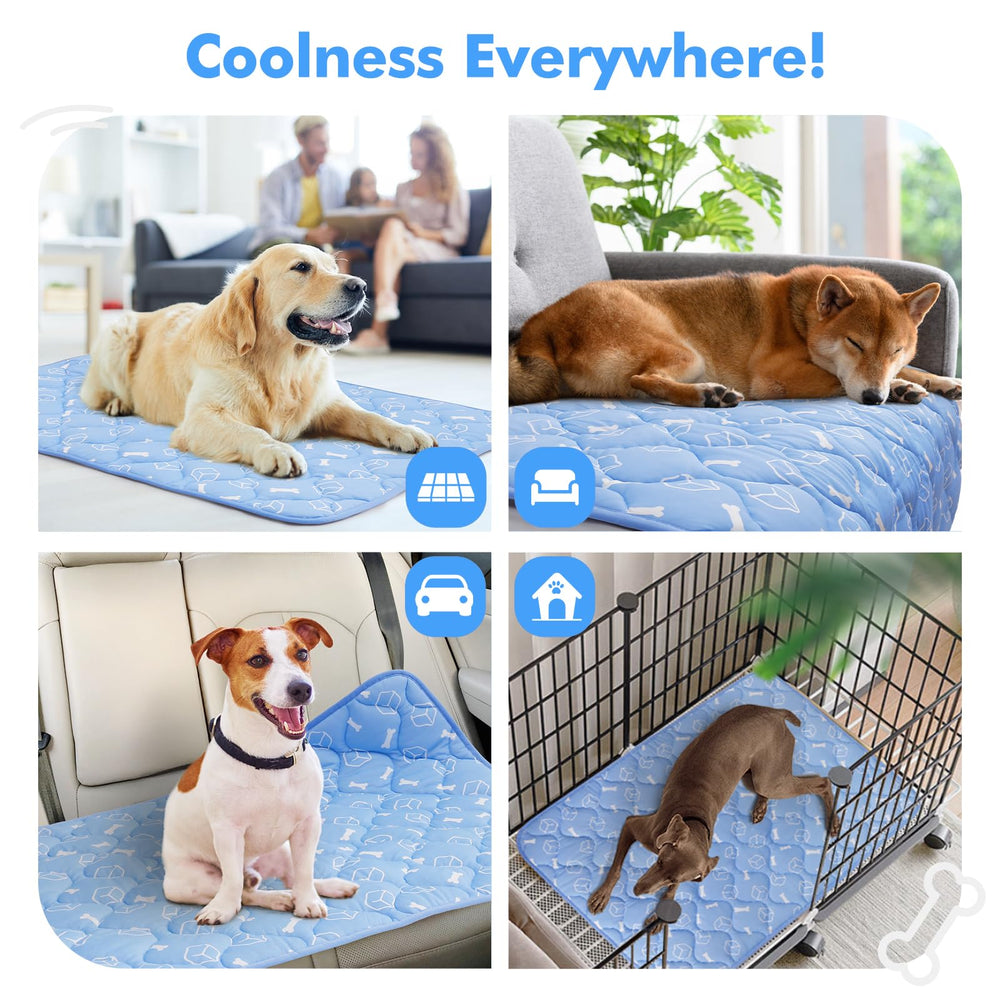 Rywell cooling mat large-breed friendly helps big dogs relax on warm afternoons