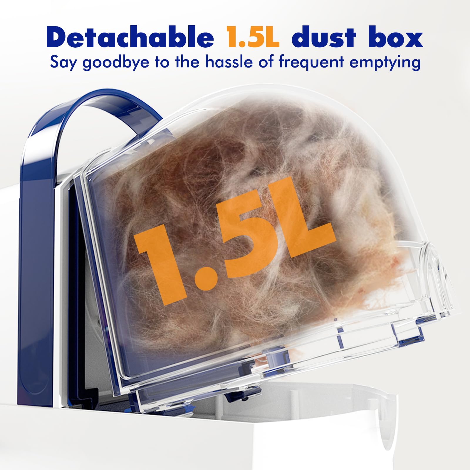 Rywell low-noise design runs quietly at 60dB during grooming.